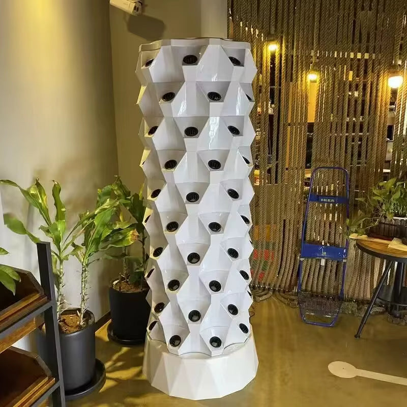 Smart Indoor Garden Hydroponic Growing Systems Tower a Type Tower Vertical Hydroponic Aeroponic Tower