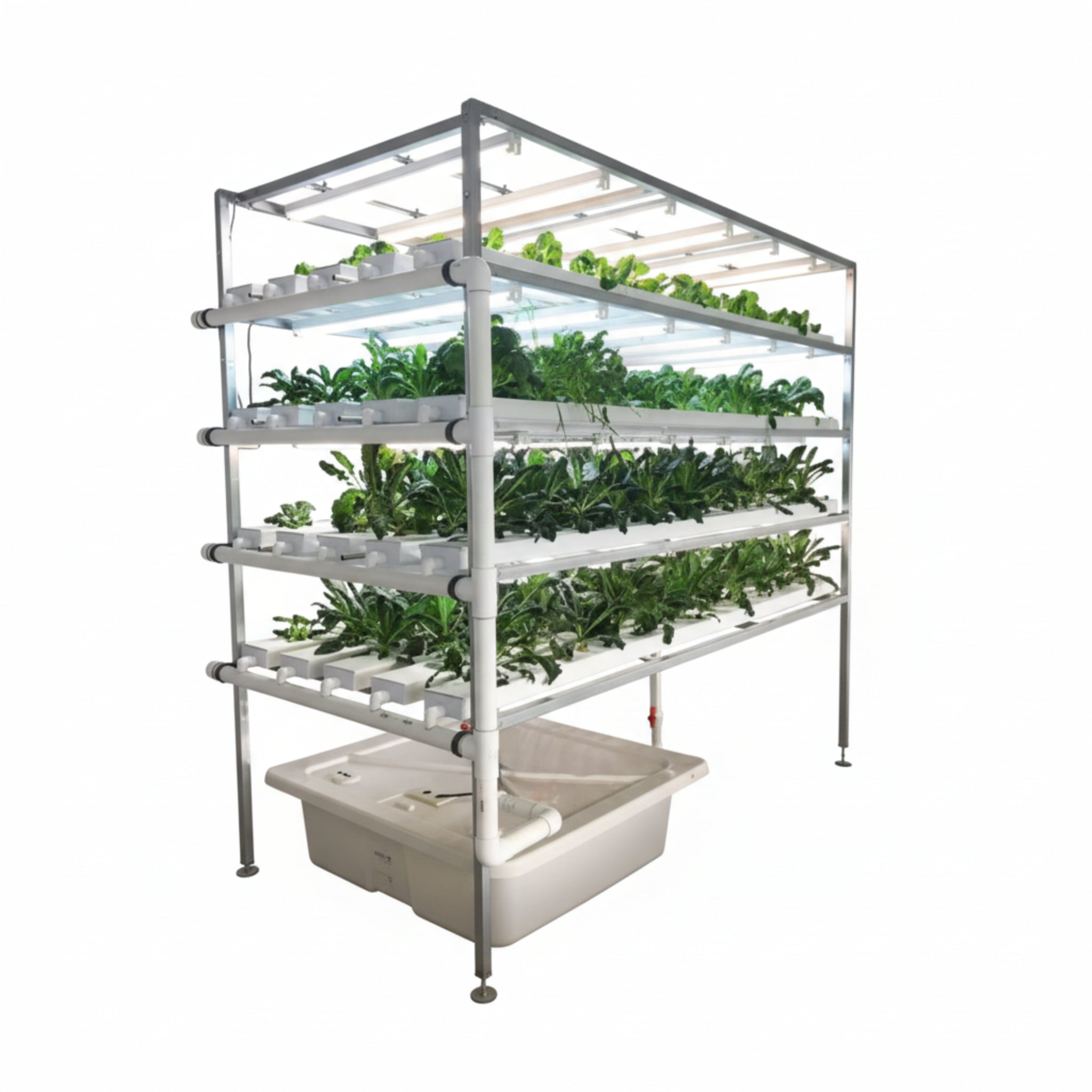 NocturneHarvest Three-Tier Microgreen Light Rack