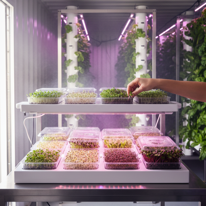 Germination and Microgreen Station